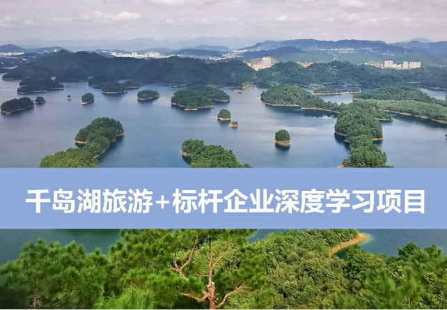 千岛湖旅游+标杆企业深度学习项目